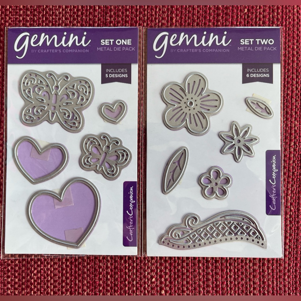 Gemini die cuts
Butterfly and flowers